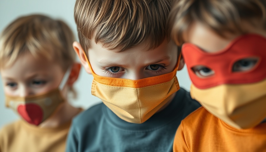 Goodnight Mommy mask scene, children in homemade masks.
