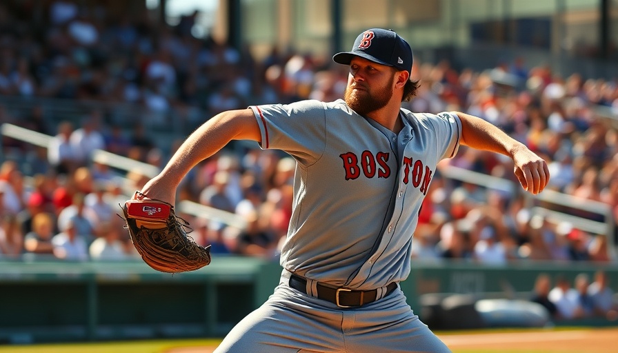 Boston Red Sox pitcher in action during game against Yankees, 2025.