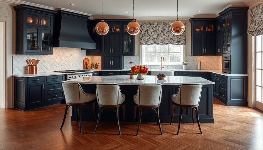 Luxurious bespoke kitchen with large island in Weston.