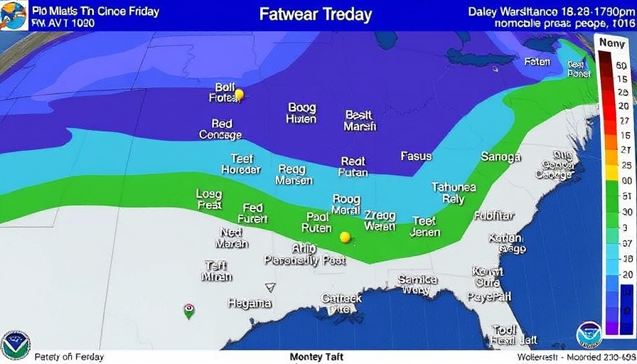 Widely scattered showers today, with more rain expected Friday