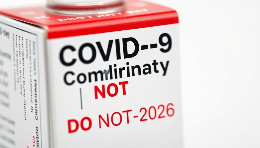 COVID-19 vaccine box labeled Comirnaty, 2025-2026 formula, close-up.