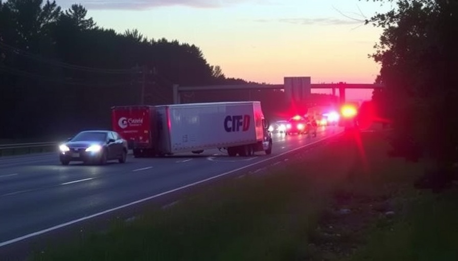 Tractor trailer rolls over on Mass. Pike, causing significant delays in Framingham