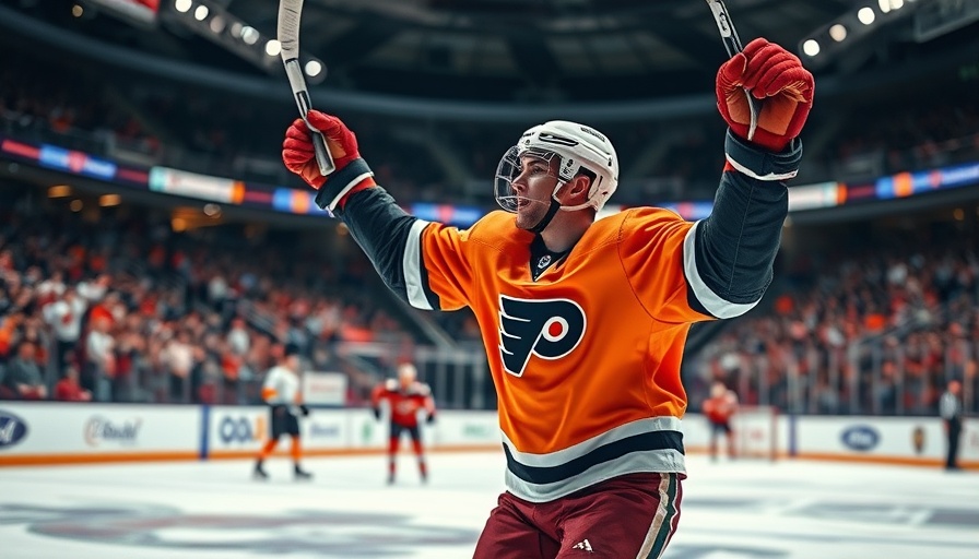 Hockey player celebrates on ice, Mason McTavish trade Bruins.
