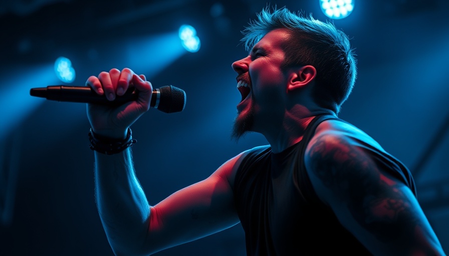 Intense Nine Inch Nails concert performance in Boston.
