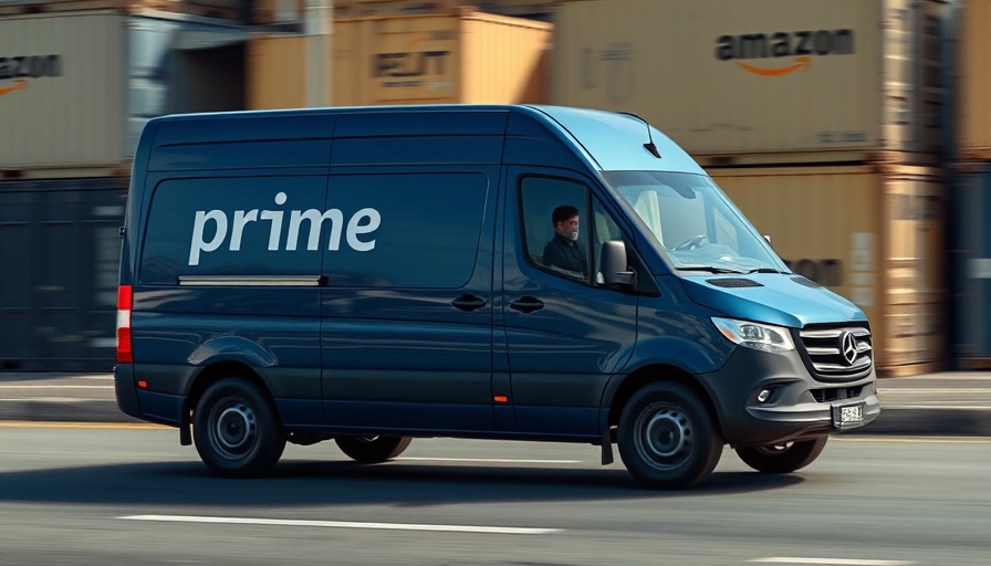 Amazon Prime van driving, linked to Invitee program ending announcement.