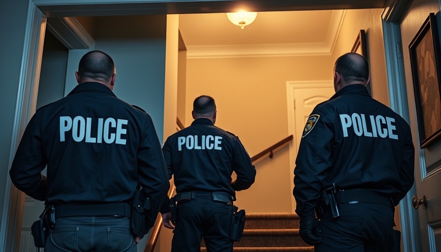 ICE officers in a house, related to Boston Sanctuary City Laws.