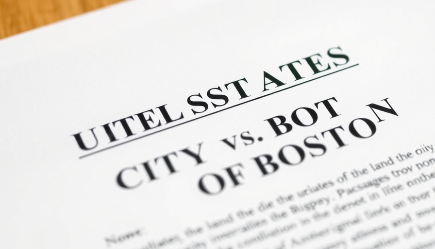 Legal document for Boston Sanctuary City Lawsuit.