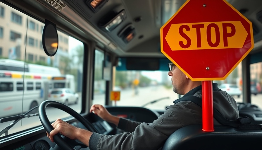 Boston Public Schools bus timeliness improvements with driver focused on route.