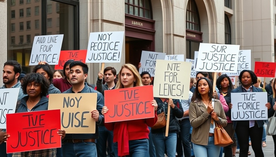 Protesters hold signs seeking justice for Haverhill man's death.