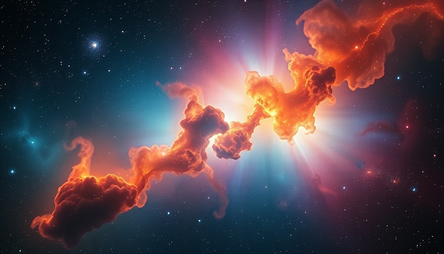 NASA Webb Telescope view of newborn stars in a vibrant nebula.