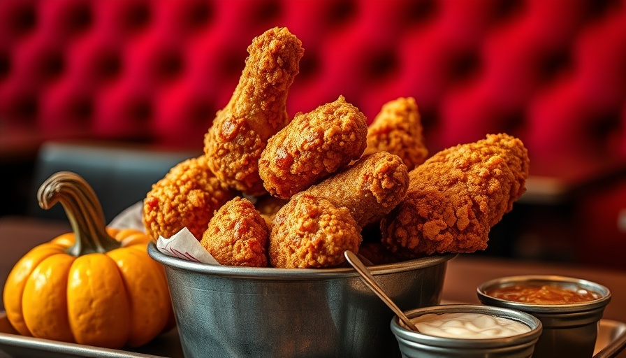 Savory back-to-school meals in Boston with fried chicken and pumpkin.