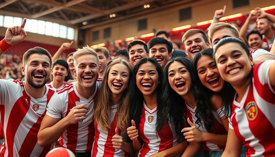 Ilona Maher rugby star in celebratory group selfie with fans.