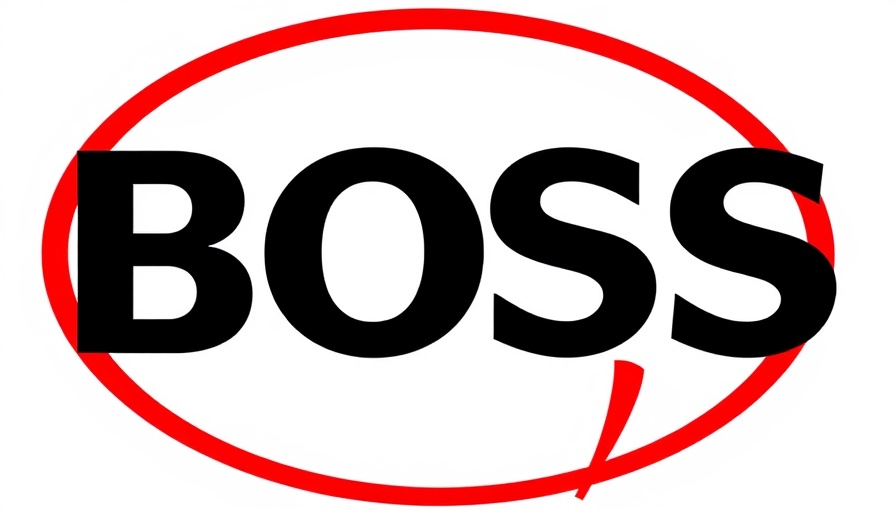 Bold 'BOS' logo in red speech bubble.