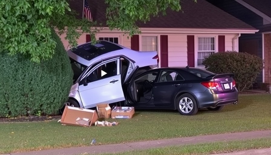 2 injured after car crashes into Lakeville home