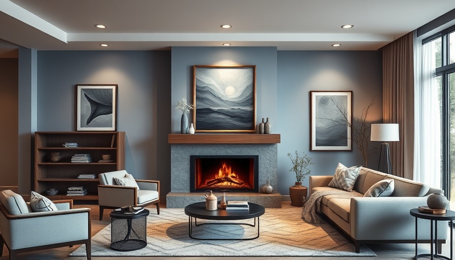 Cozy modern living room in 19th-century schoolhouse transformation.
