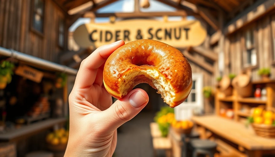 Cider doughnut at rustic orchard, best cider doughnut destinations.