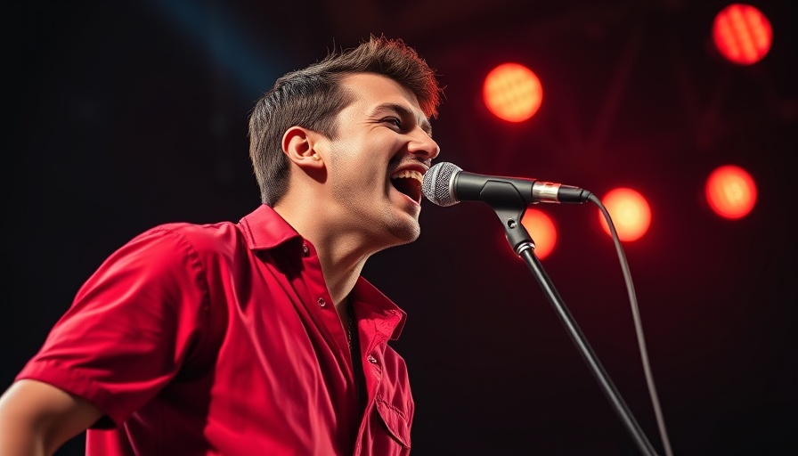 Passionate singer performing on stage, Morrissey cancels shows.
