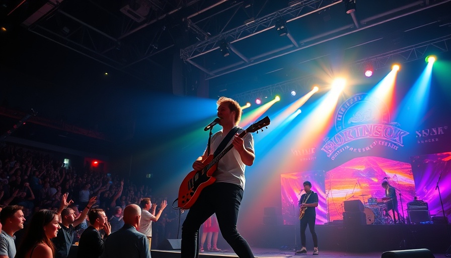 Energetic Mt. Joy concert experience with lively performance on stage.