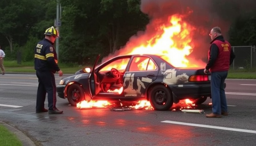 Driver dies after being pulled from burning car by bystanders