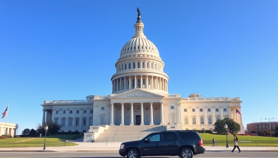 U.S. Capitol building symbolizing government, impacting Massachusetts payroll disruptions.