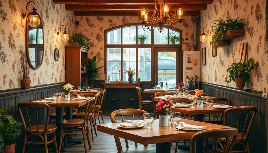 Inviting hidden gem restaurant in Connecticut with rustic decor.