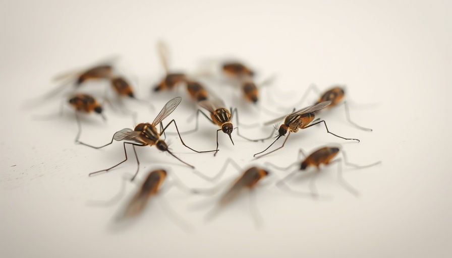 Dead mosquitoes symbolizing West Nile virus cases in Massachusetts.