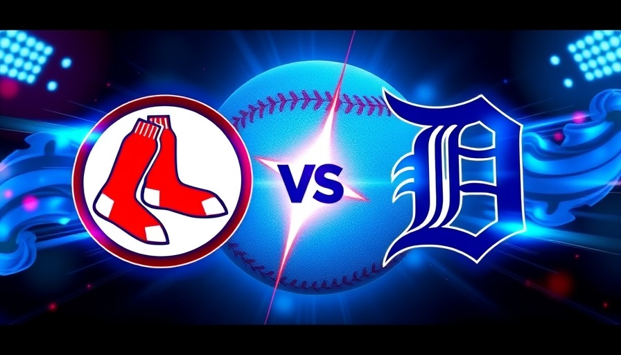 Boston Red Sox vs Detroit Tigers graphic for Red Sox playoff berth.