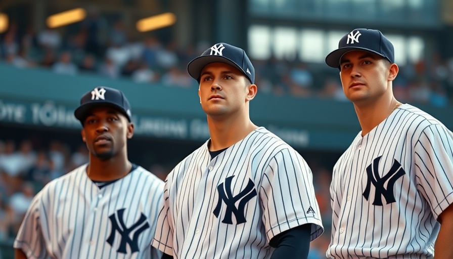Ben Rice Yankees Home Run players in uniform lined up.