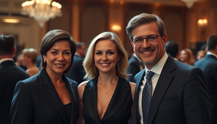Michael Minogue gubernatorial campaign event with attendees.