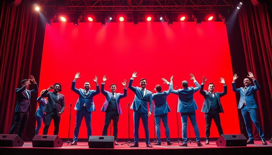 David Byrne concert review: vibrant stage performance with musicians.