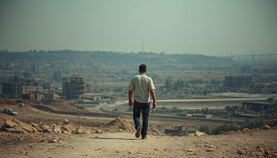 Somber view of Gaza landscape post-strike, Israel eases Gaza strikes.