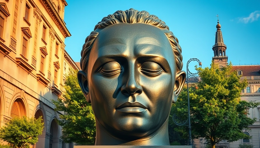 Giant bronze sculpture at Boston National Center of Afro-American Artists.