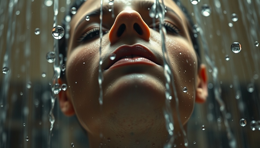Person under a shower with droplets, Some Stress Is Good for You