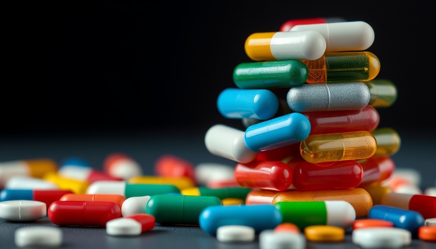 Stack of colorful pills illustrating lithium use for depression in bipolar disorder.