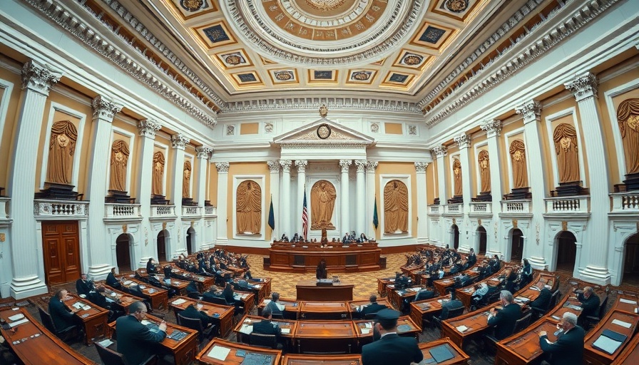 Legislative chamber discussing public health benefits for undocumented immigrants.