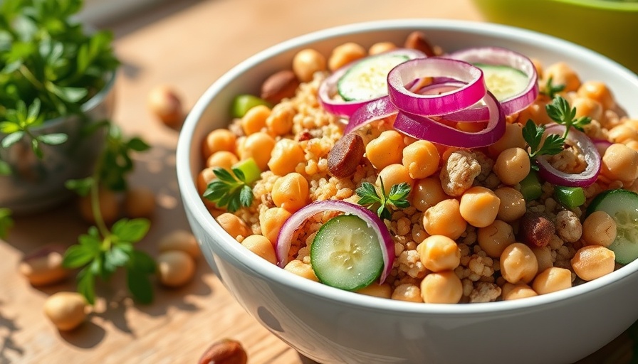 Viral Jennifer Aniston Grain Salad with chickpeas and pistachios.