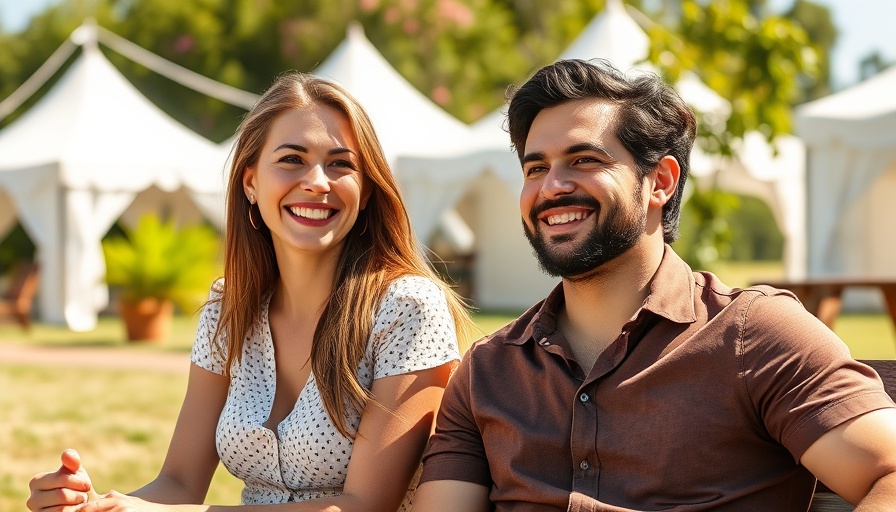 Prostate Cancer Awareness: Smiling duo outdoors in sunny setting.