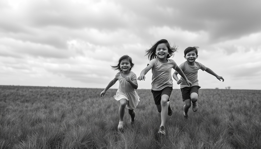 Children running in a field symbolizing childhood maltreatment impacts.
