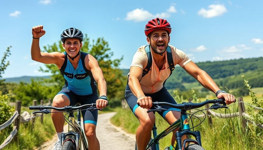 Cyclists on a scenic path for biking in Myrtle Beach.