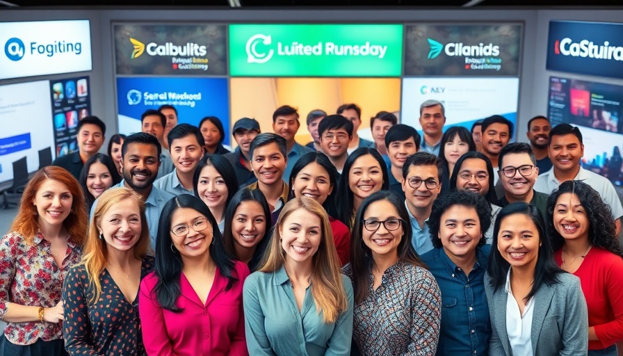Diverse team illustrating customer experience management in web hosting.