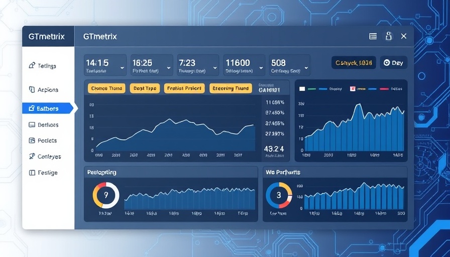 GTmetrix dashboard showcasing CrUX data and web performance metrics.