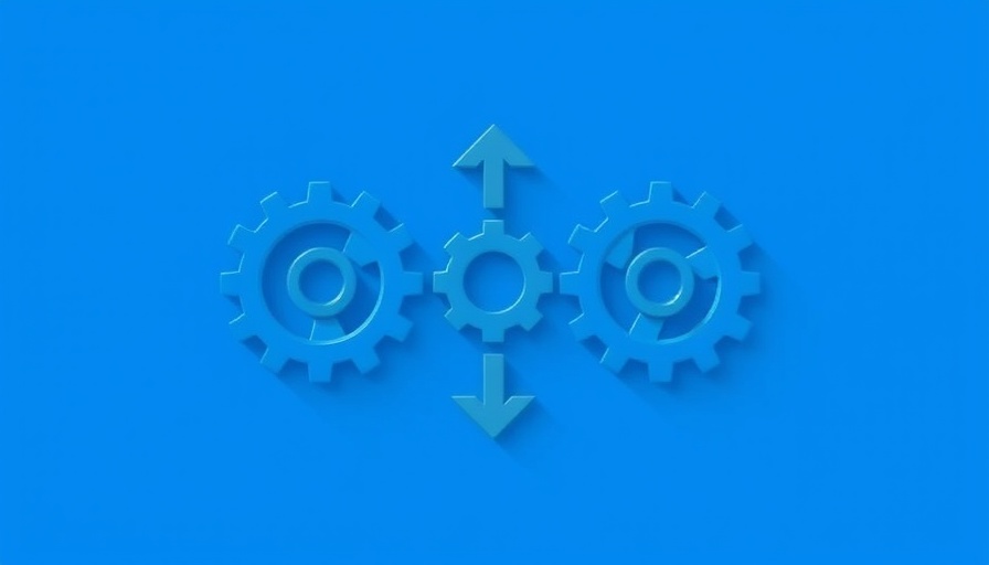 Blue gears and upward arrows symbolizing advanced caching strategies for WordPress.