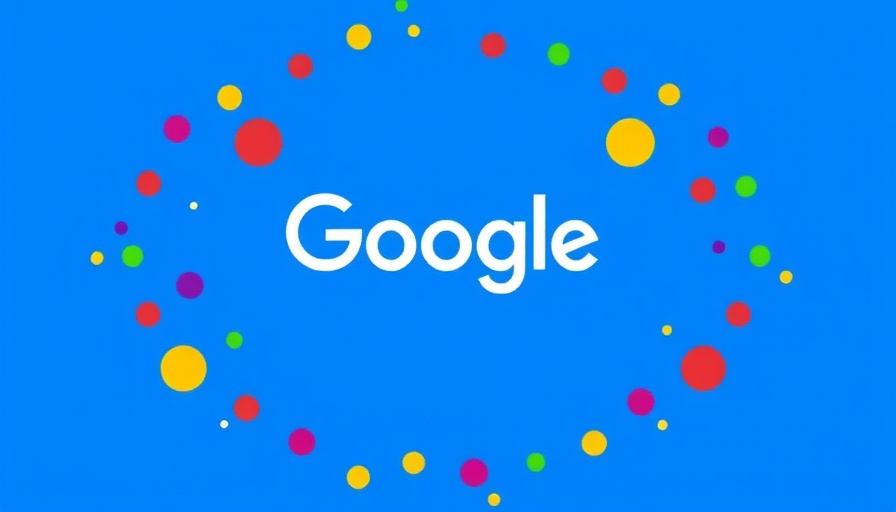 Vibrant Google logo on blue background, representing Google Fonts.