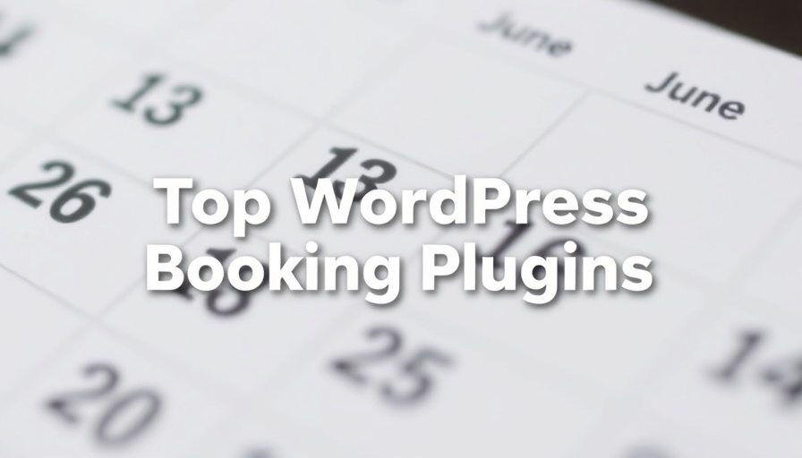 Calendar with text on best WordPress booking plugins.