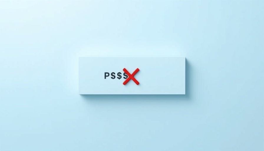 Password field crossed out, symbolizing PasswordLess security feature.