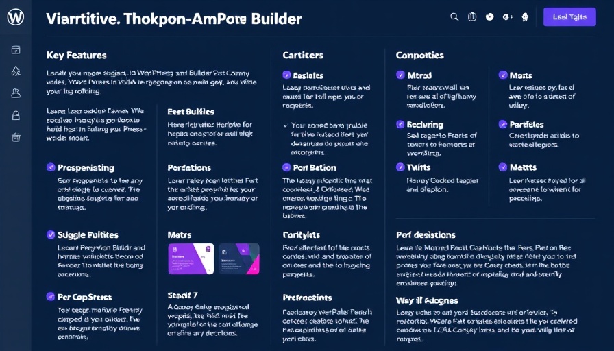 WordPress page builder features overview, essential for understanding key functionalities.