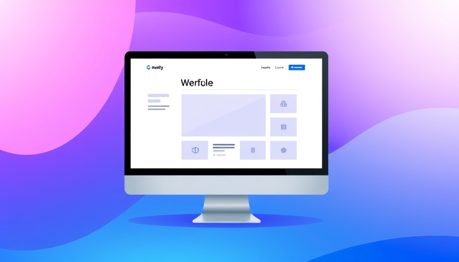 Build a Portfolio Website guide illustration, vibrant design.