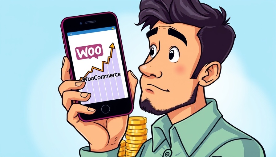WooCommerce setup costs explained with coins and graph illustration.