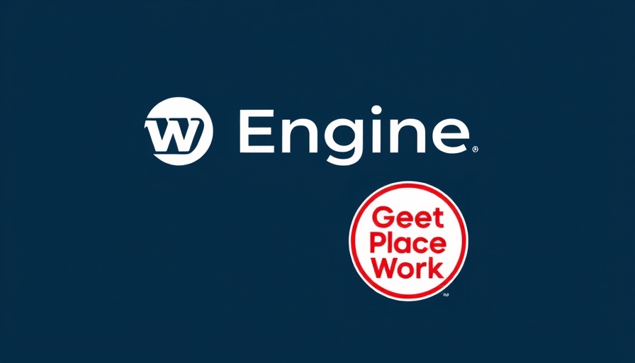 WP Engine and Great Place to Work logos on a deep blue background.