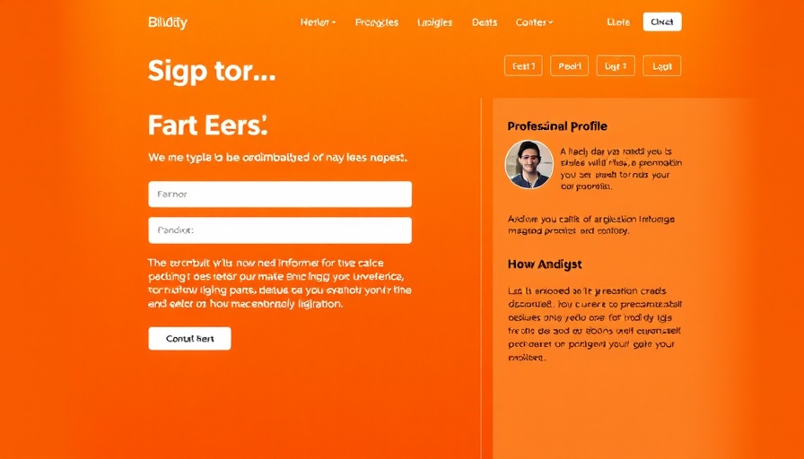 Modern website launch checklist with a contact form and profile section.